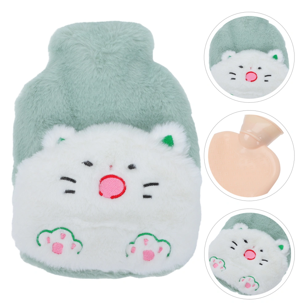 1Pc Cartoon Plush Hot Water Bag Water Injection Bag Detachable Warm Water Bag