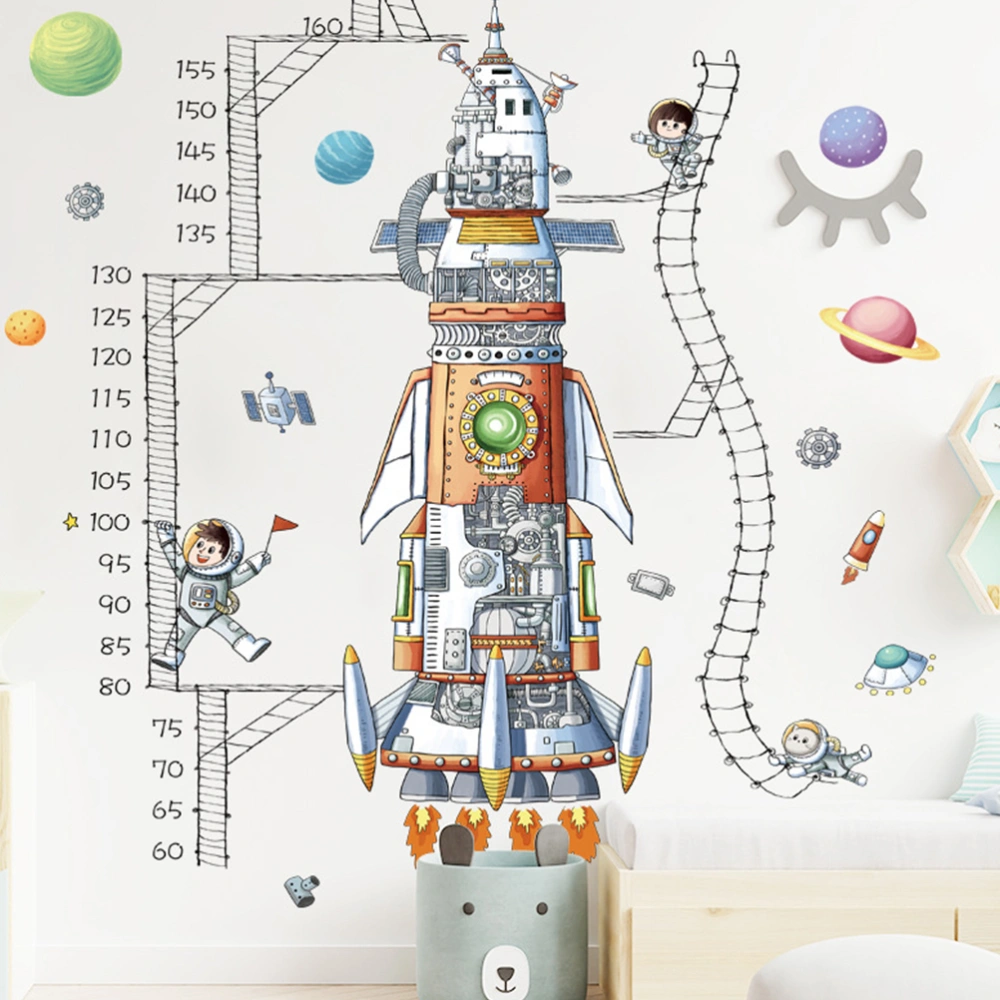 1pc Astronaut Pattern Sticker Spaceship Wall Decoration Mural DIY Wall Decal