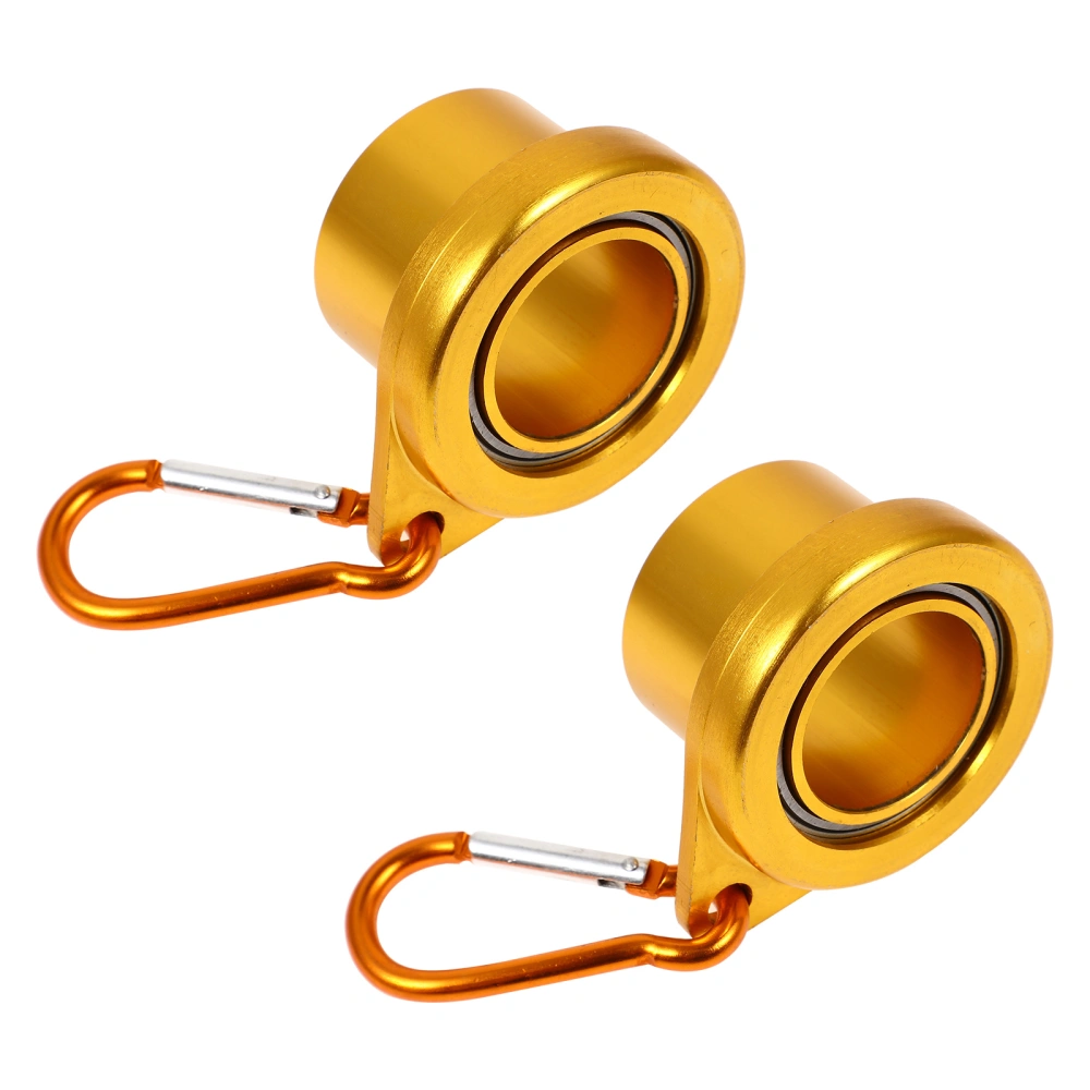 2pcs Aluminum Alloy Flagpole Rings Flagstaff Anti Wrap Grommet Mounting Rings