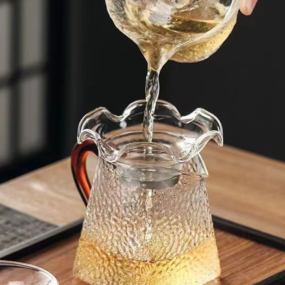 1 Set of Glass Tea Infuser Tea Strainer Household Kongfu Tea Filter for Loose Tea