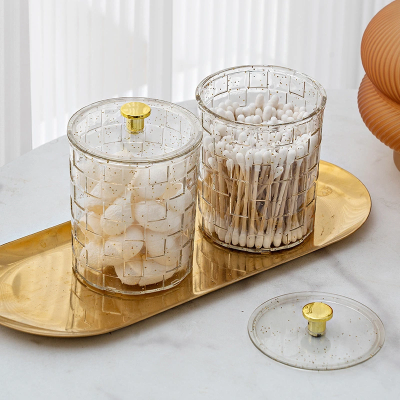 Cotton Swabs Container Cotton Balls Cotton Pads Organizer for Home Dorm
