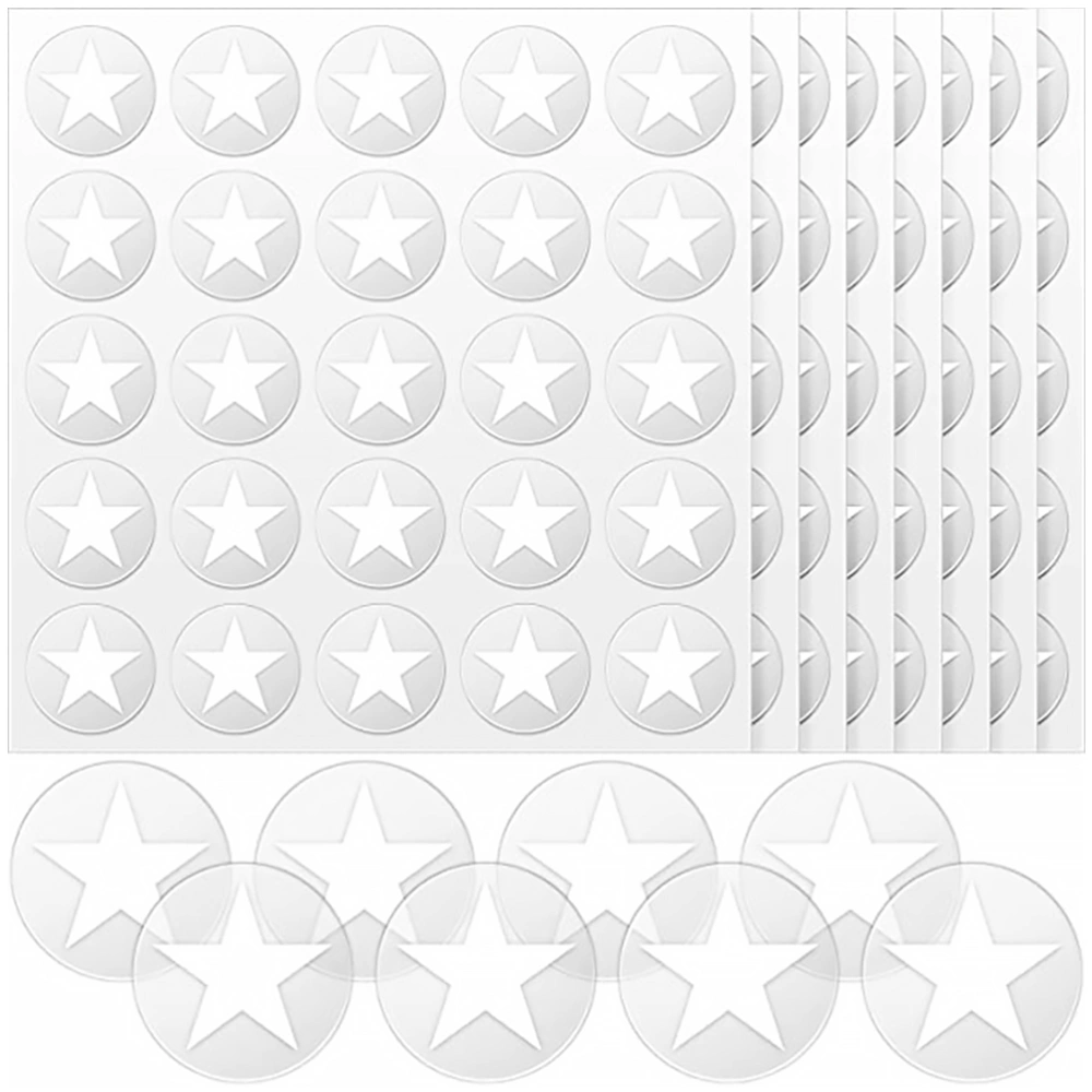 20 Sheets of Star Helmet Stickers Football Helmet Stickers Baseball Hat Stickers Sports Helmet Decals