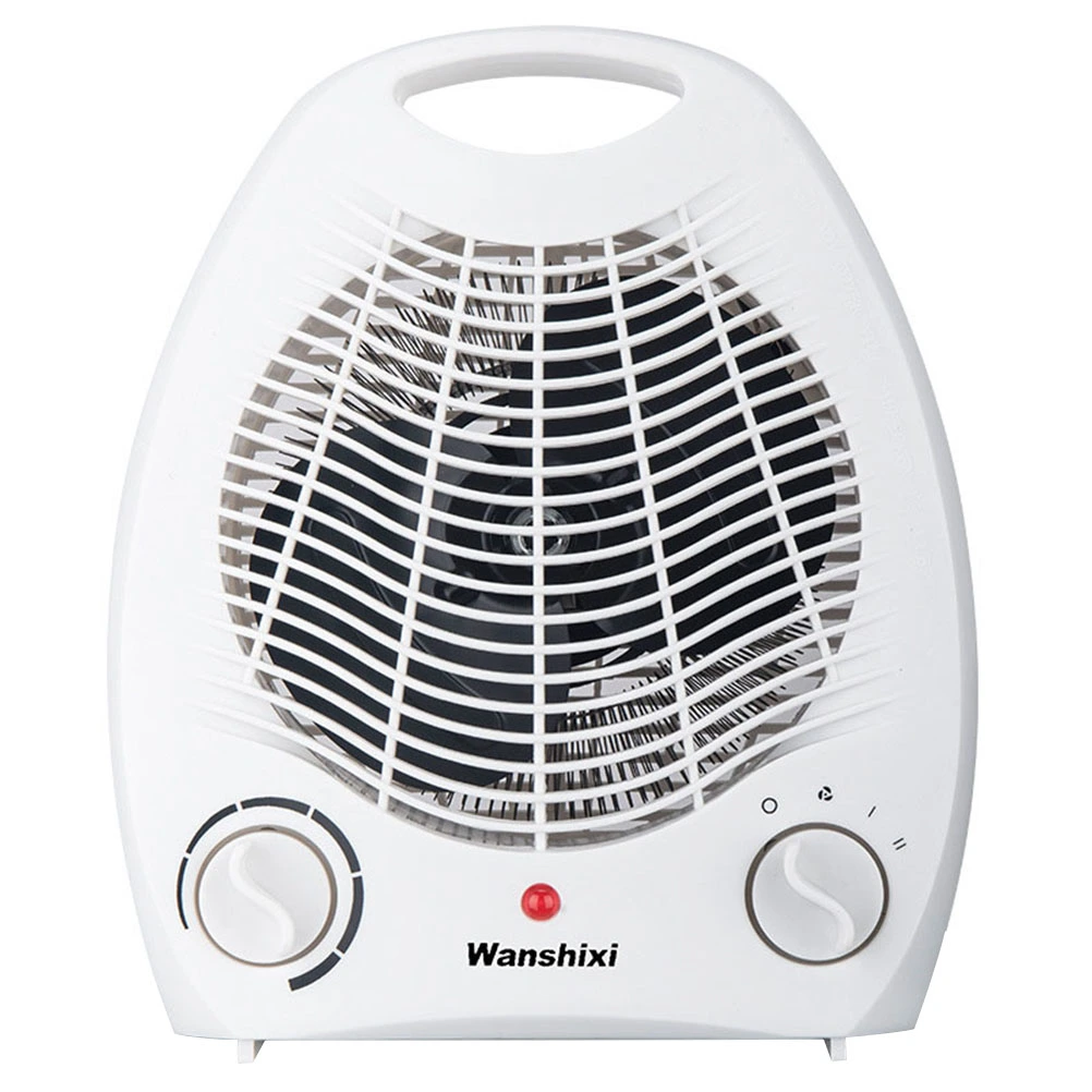White Mini Home Heater Radiator Warmer Electric Air Heater Warm Fan (EU Plug)