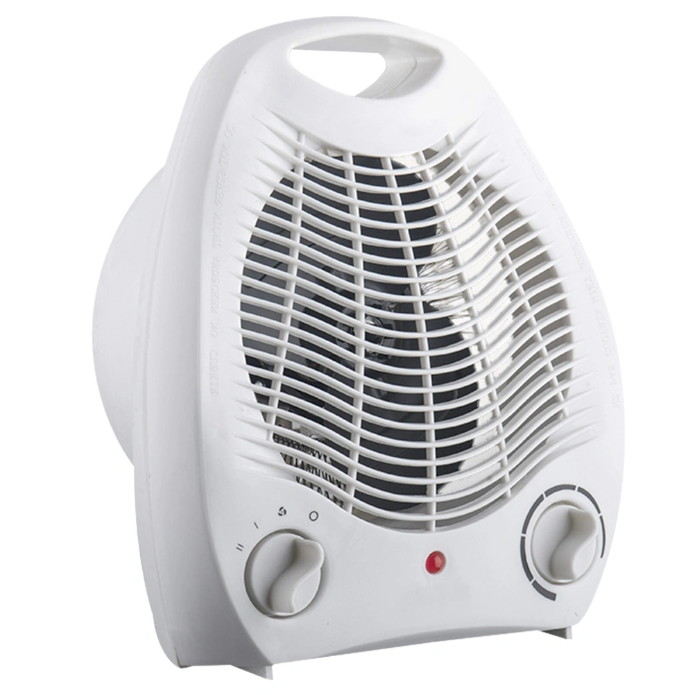 White Mini Home Heater Radiator Warmer Electric Air Heater Warm Fan (EU Plug)
