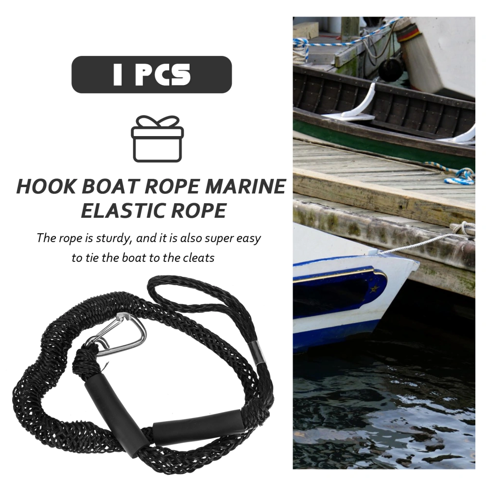 Dock Mooring Line Rope Bungee Dock Line Hook Boat Rope Marine Elastic Rope Hook Dock Rope