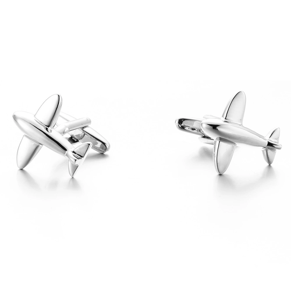 1 Pair of Suit Cuff Links Shirt Cufflinks Airplane Shape Cufflinks Decorative Shirt Cufflinks Small Cuff Links