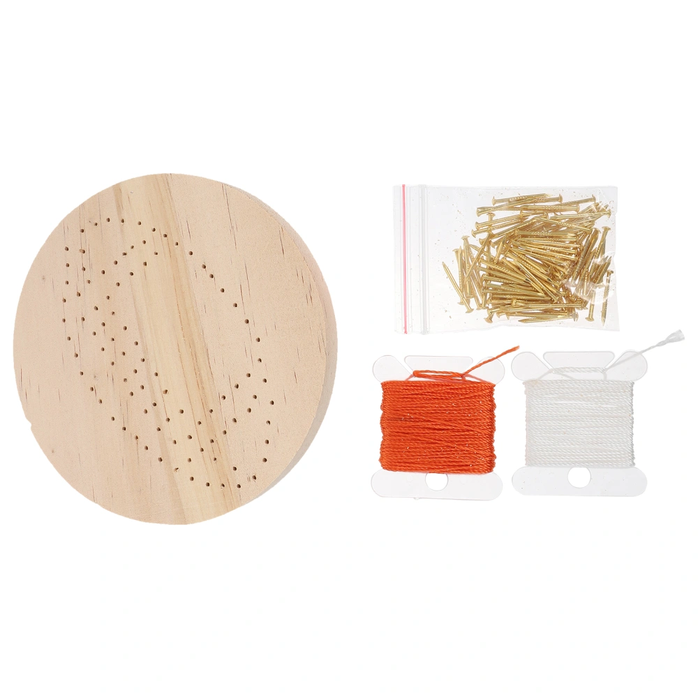 1 Set DIY Nail Winding String Drawing Material Festival DIY String Art Kit