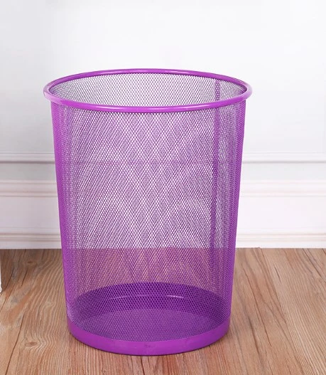 Small Mesh Trash Can Mesh Waste Bin Bathroom Trash Can Waste Basket Storage Bin for Bedroom