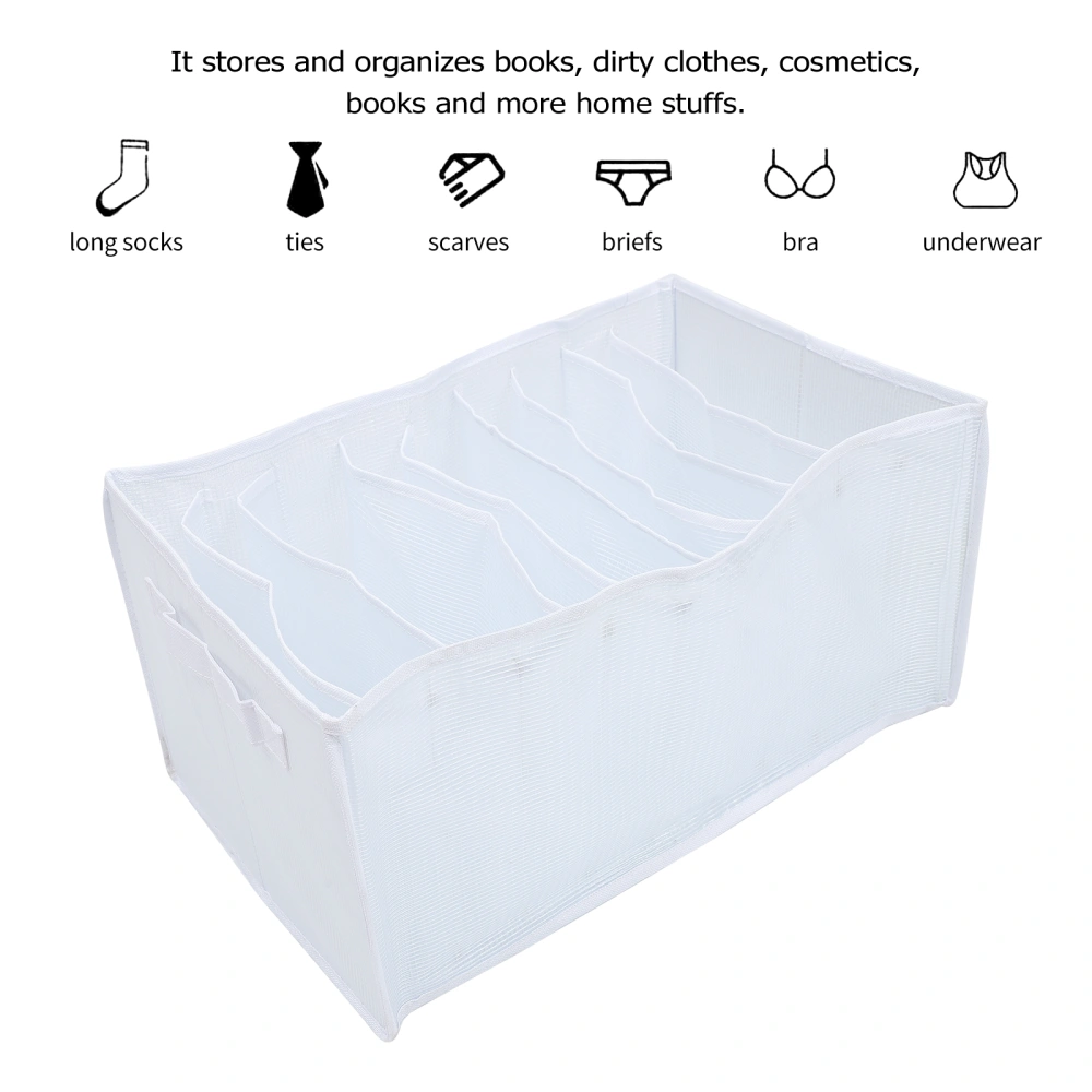 Washable Multi-Grids Divider Box Wardrobe Clothes Organizer Drawer Clothes Organizer