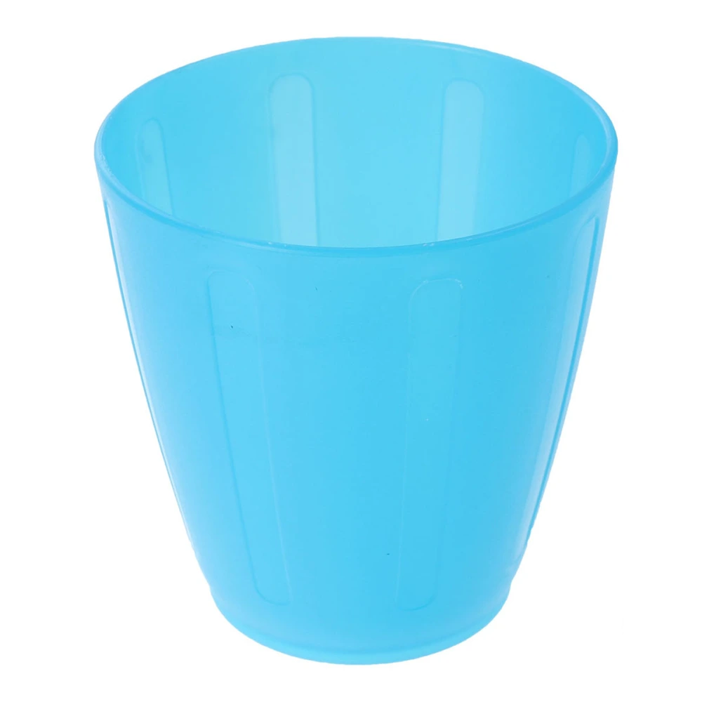 1 Pc 250ml Elegant Fancy Design Standard Plastic Party Mugs Eco Friendly Toddler Cups for Baby Shower(Blue)