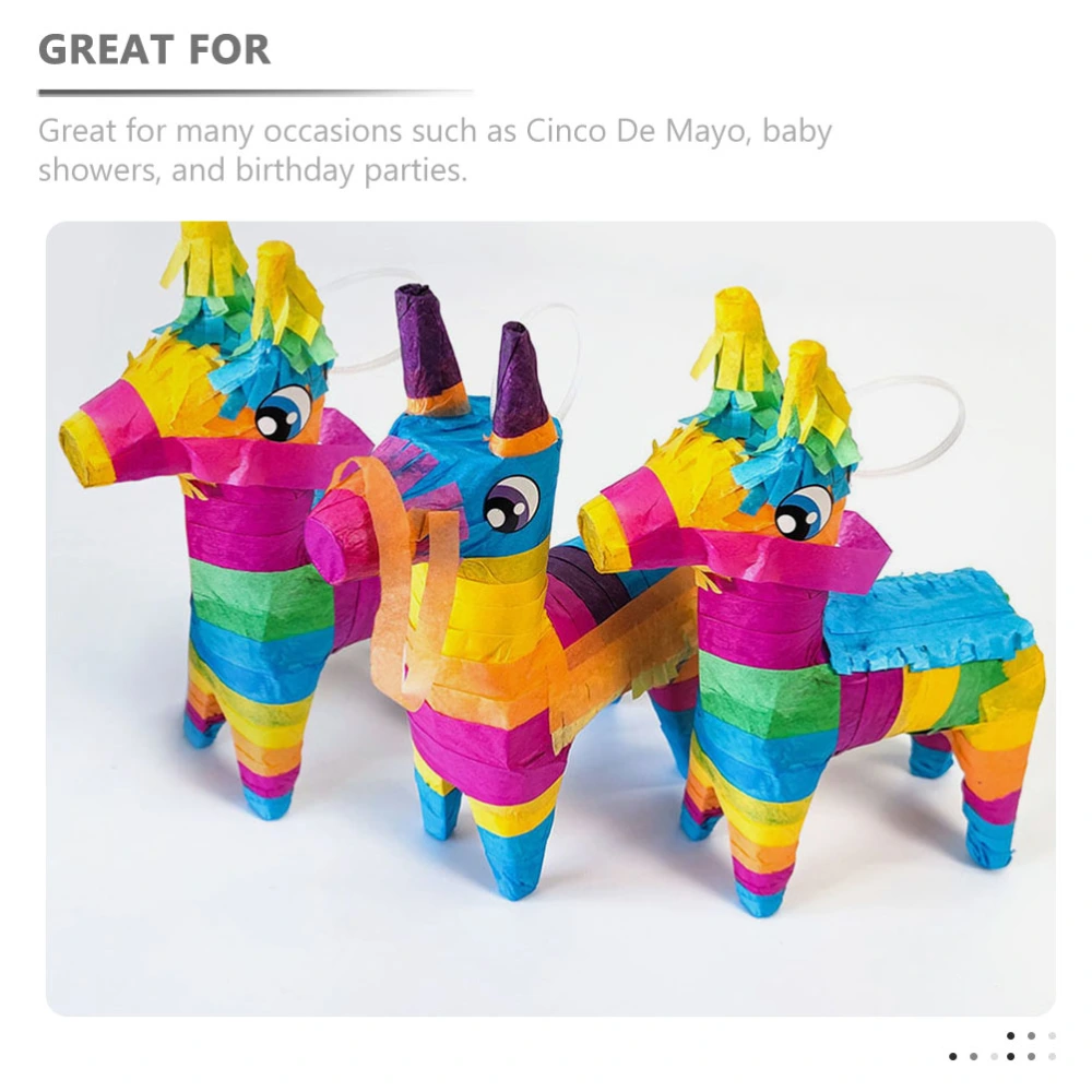 2pcs Mexican Pinata Toy Decoration Candy Filled Party Pinata Cinco de Mayo Decorations