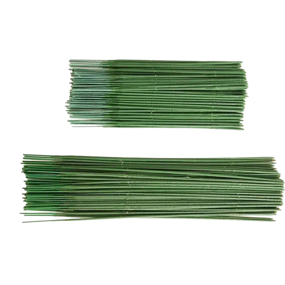 100Pcs Artificial Flower Stems Plastic Floral Rod Support for Wedding Party