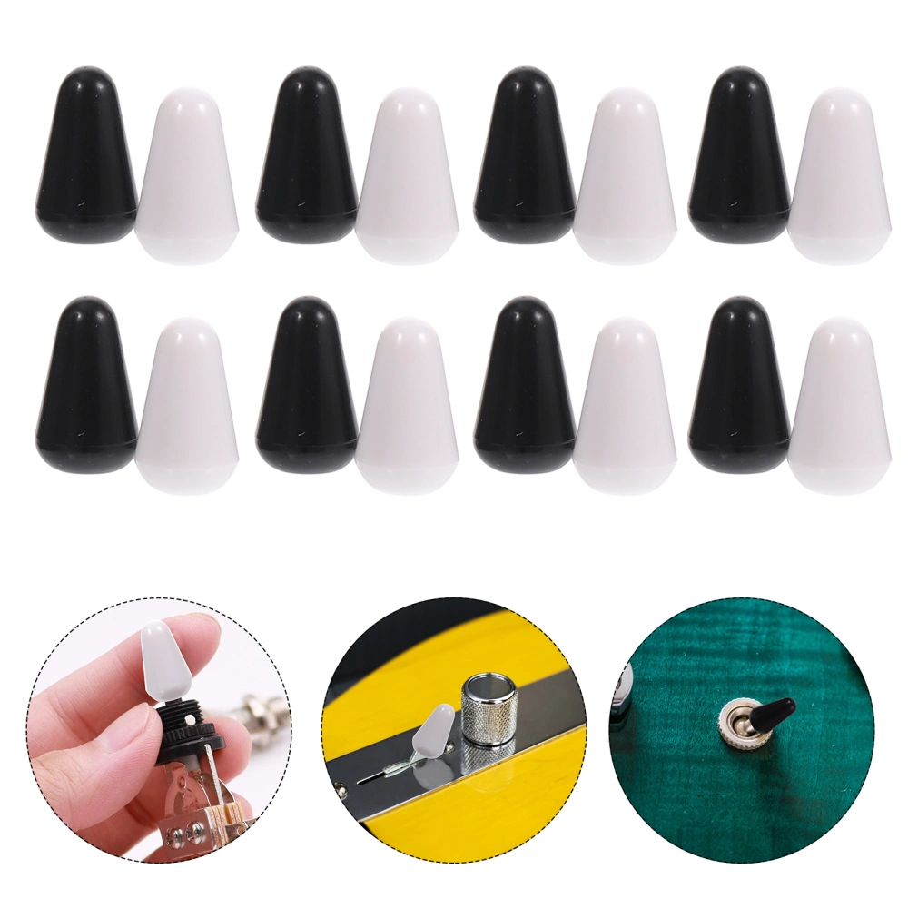 16Pcs Caps for Electric Guitar Switch Electric Guitar Toggle Switch Tip Knob