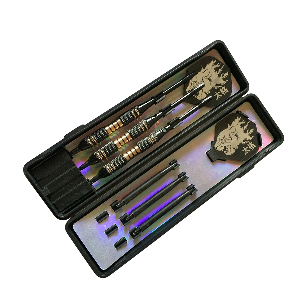 1 Set Copper Darts Kit Professional Needle Tipped Dart Safe Flights Darts Game Darts Supplie for Dartboard