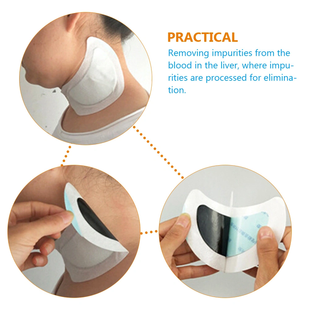20 Sheets of Household Lymphatic Patches Daily Use Neck Detox Pads Compact Lymphatic Pads