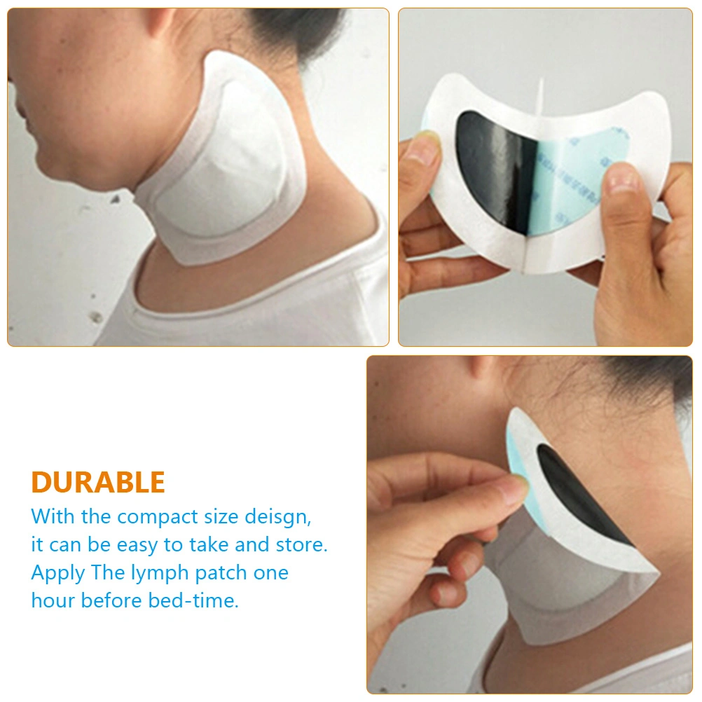 20 Sheets of Household Lymphatic Patches Daily Use Neck Detox Pads Compact Lymphatic Pads