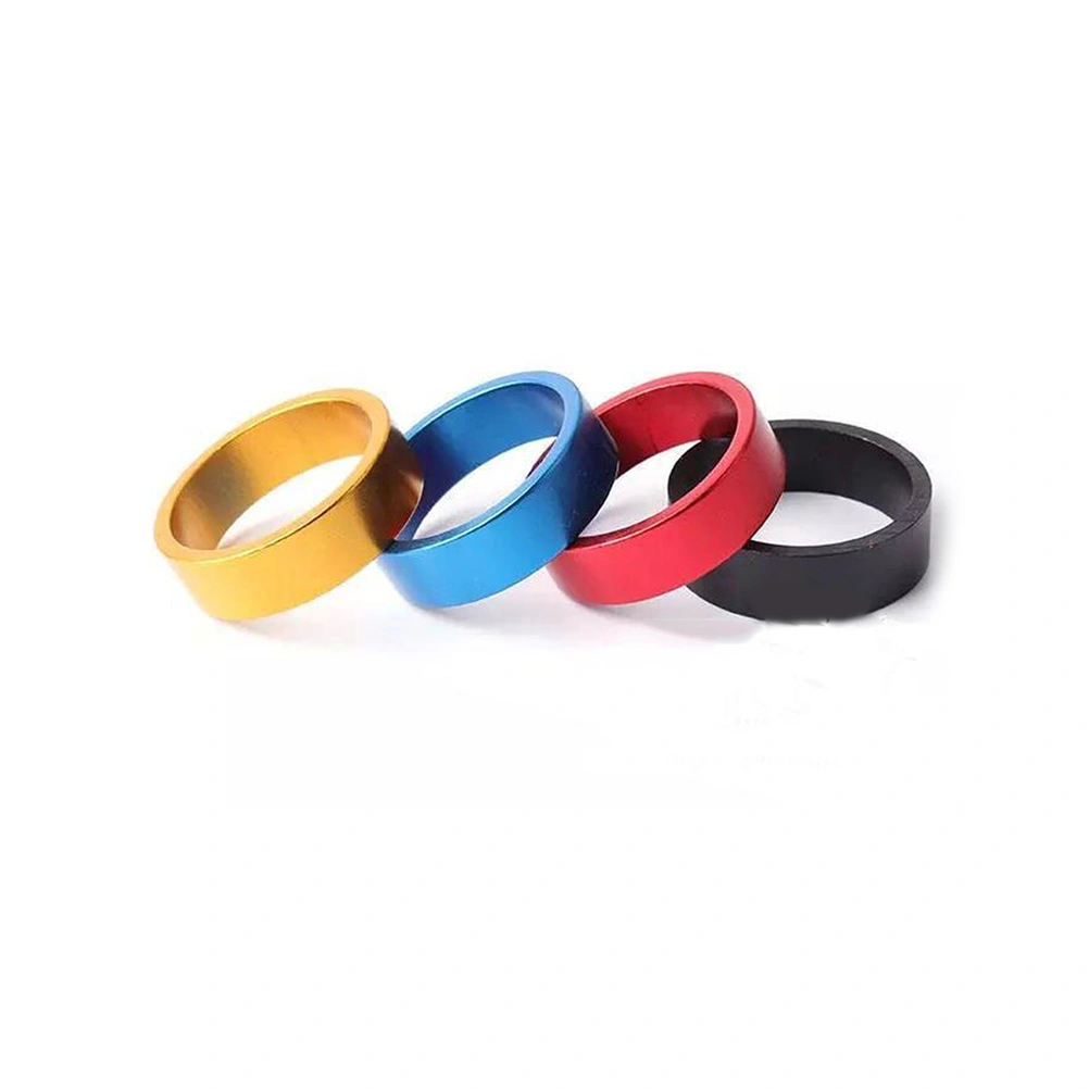 20PCS 28.6MM Mountain Bike Road Bike Aluminum Alloy Washer Spacers Gasket Fork Headset Parts (Assorted Colors)