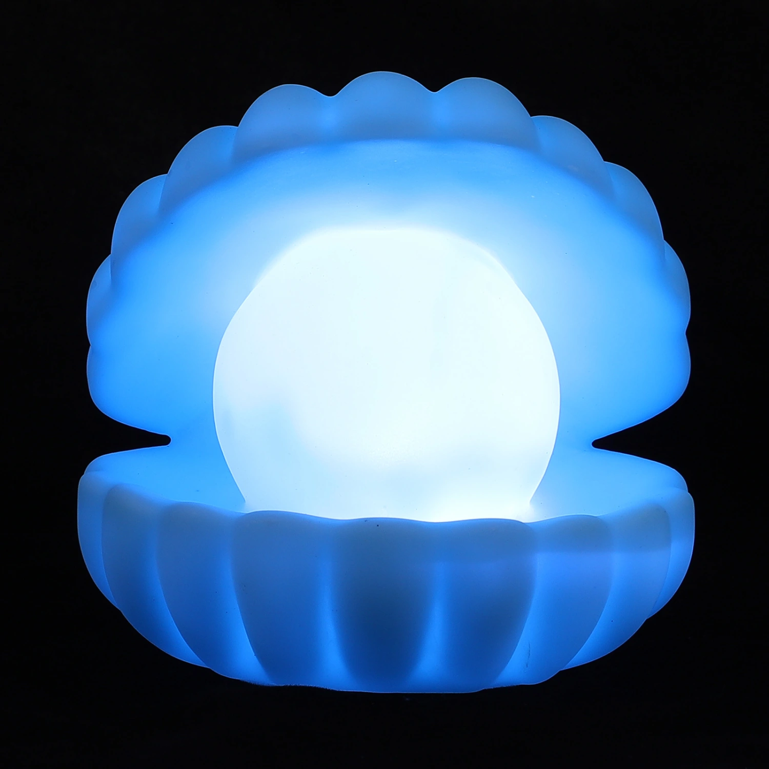 2pcs Exquisite Night Lamp Shell Pearl Design Night Light for Dorm Bedroom