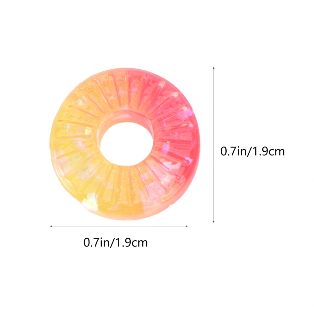 20pcs Resin Handmade Material Resin DIY Craft Hairclip Accessory(Assorted Color)