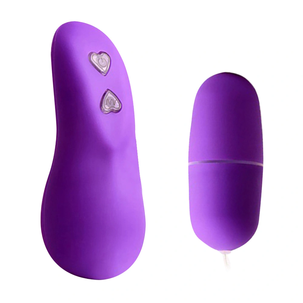 Waterproof G Spot Silicone Wireless Remote Vibrator Quiet Motor  Vibrations Anal Egg Vibrator Clitoris Vagina Stimulator Sex Toy for Couples Women (Purple)