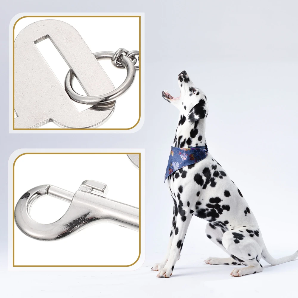 Stainless Steel Dog Car Seats Fixing Belt Pet Car Safety Chains Dog Car Leash