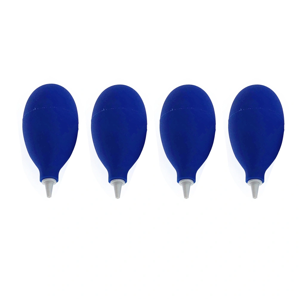 4pcs Camera Cleaning Blowing Ball Succulent Plant Dust Blower Squeeze Suction Bulb (Blue)