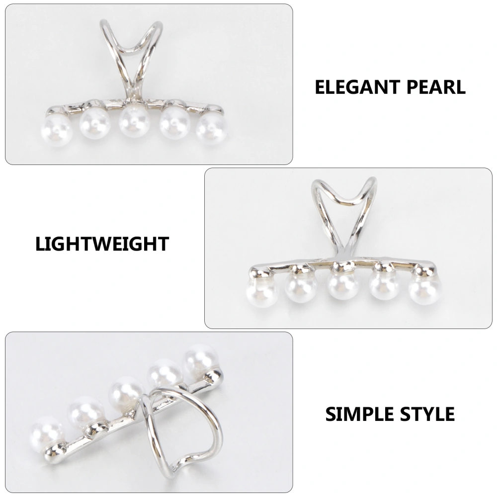 1Pc Simple Pearl Ear Clip Chic Ear Clip Fashionable Earring Female Earring