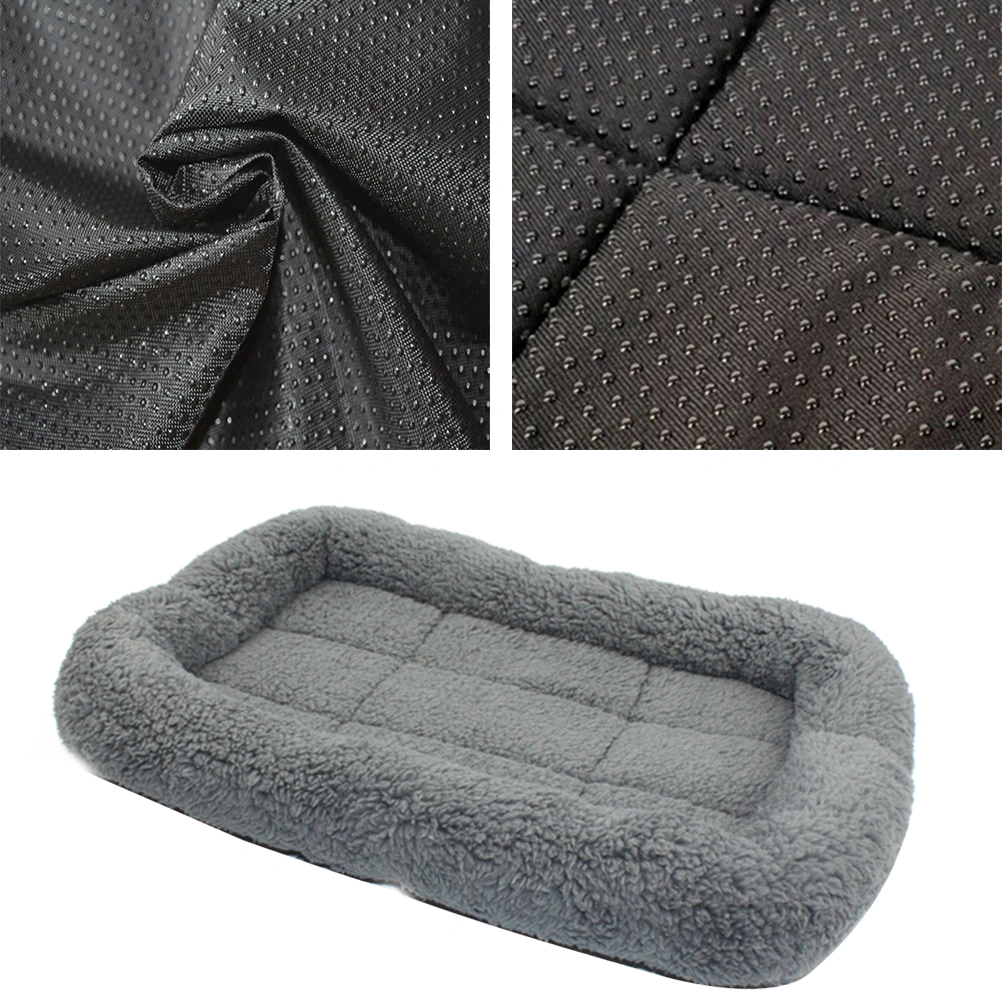 Pet Dog Beds Gray Warm Blanket for Small Medium Pet Cat Sleeping Mat Mattress Cushion