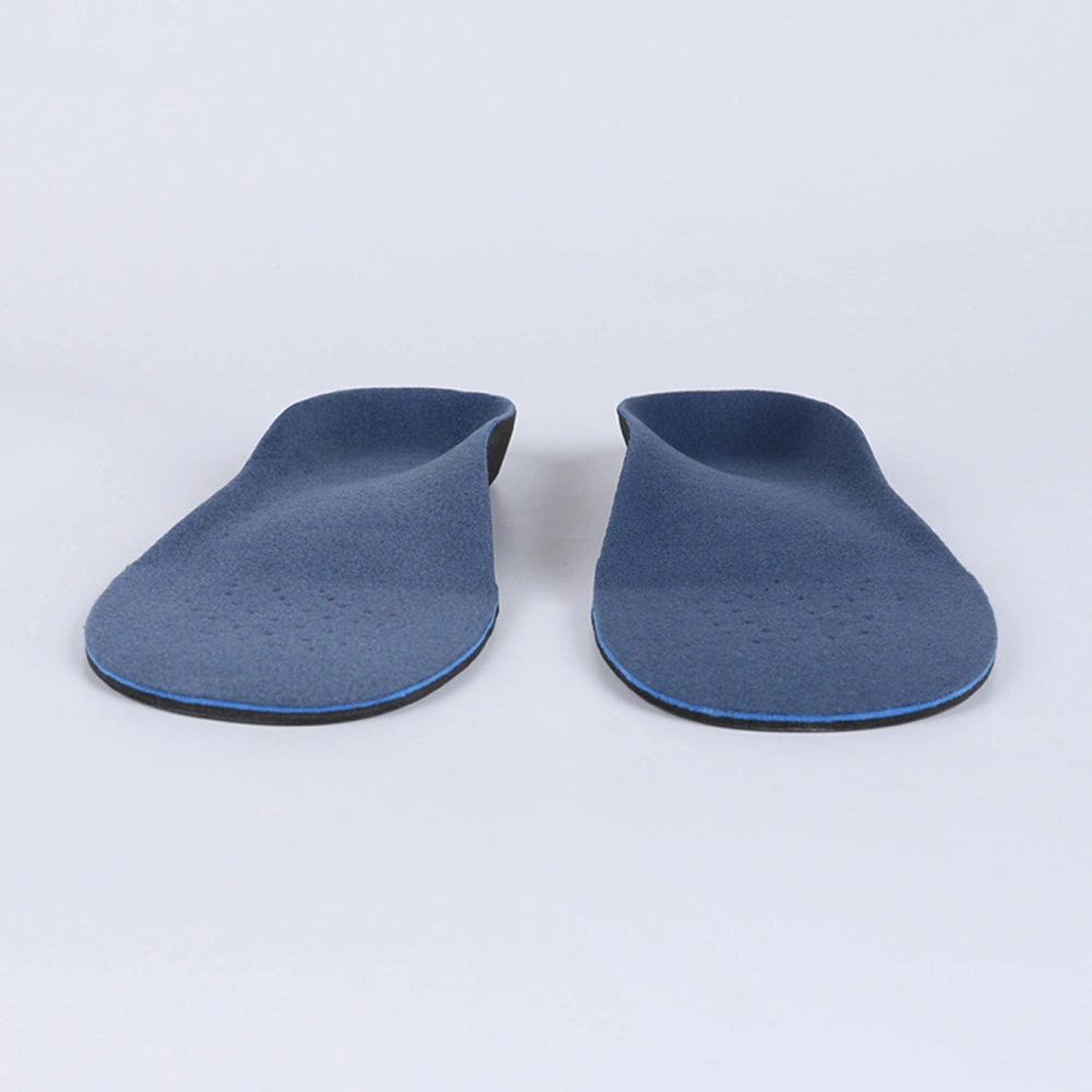 Shoe Inserts Orthotic Insoles Absorbing Feet Pad Flat Foot Cushioning for Men and Women - Size L(Dark Blue)