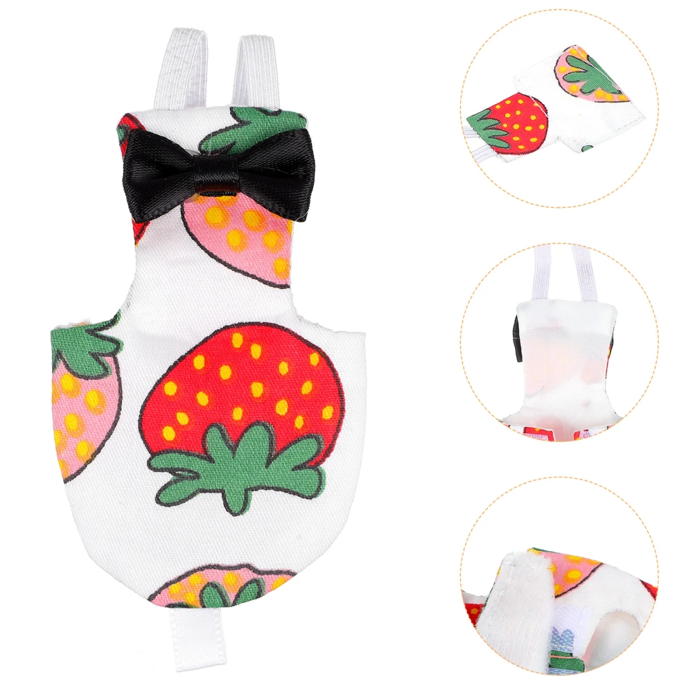 Strawberry Design Bird Clothes Parrot Diapers Bird Flight Suits Fashion Diaper