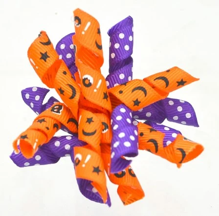 10pcs Halloween Puppy Pet Dog Hair Bows Small Bowknot Hair Bows Pet Grooming Hair Accessories