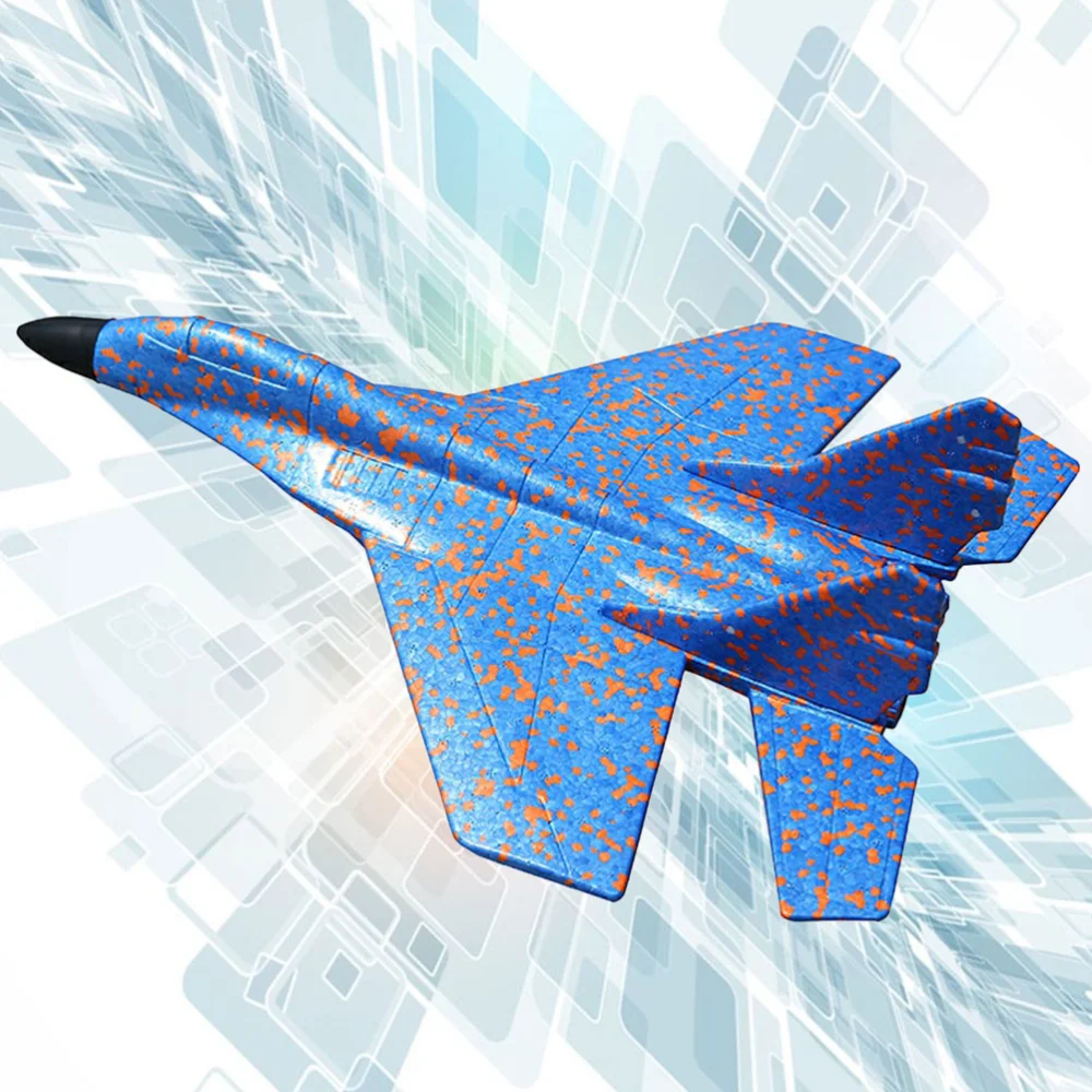 1Pc Creative Airplane Model Toys Airplane Plaything Funny Children Toy Small Gift for Boys Girls (Blue)