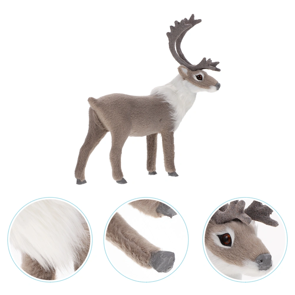 1Pc Christmas Decor Xmas Decoration Home Decoration Xmas Elk Ornament for Xmas