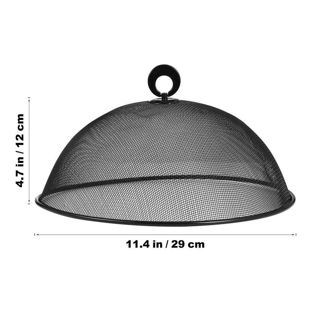 6Pcs Iron Mesh Food Cover Mesh Food Tents Dome Screen Plate Covers for Dining Table