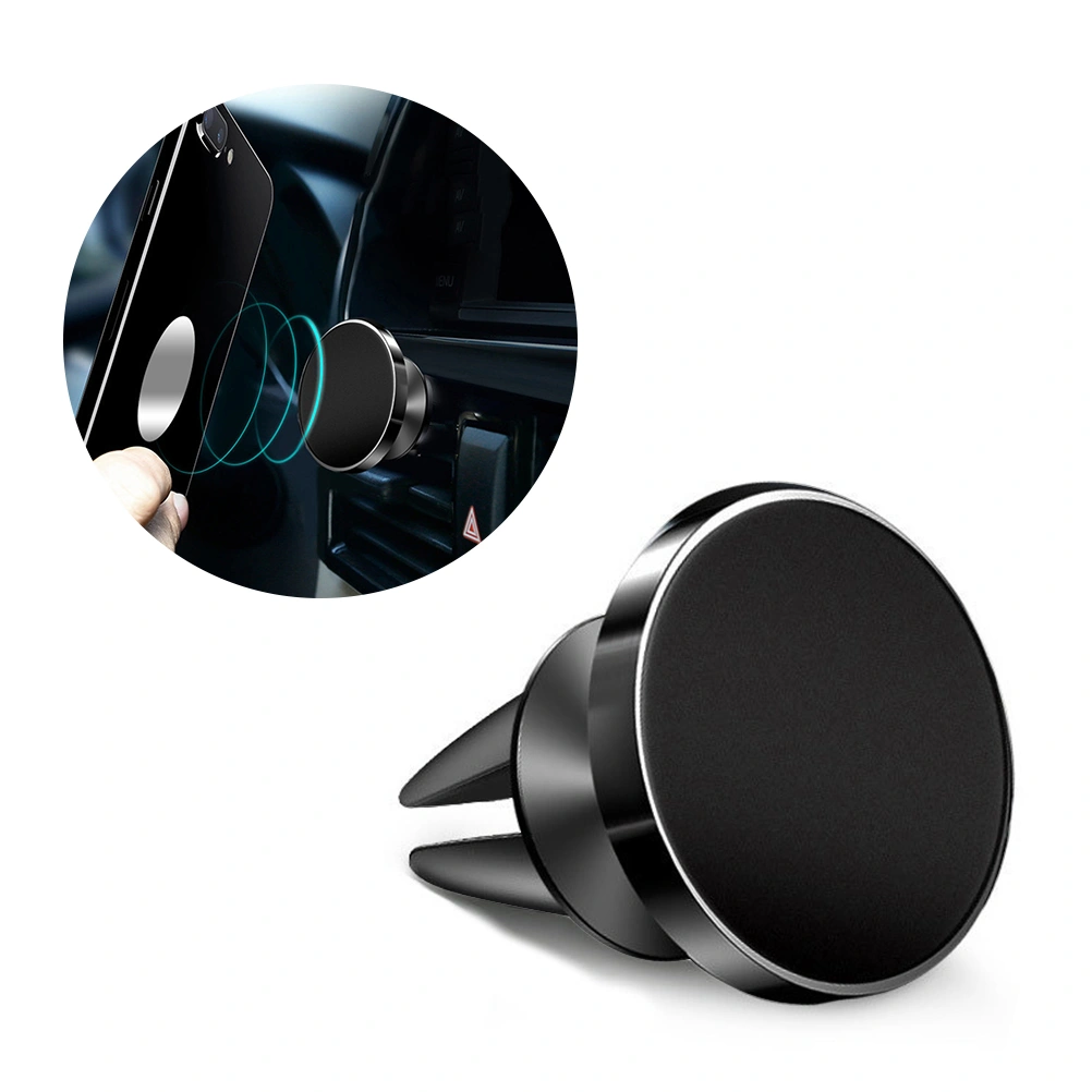 Magnetic Car Phone Holder Universal Magnetic Phone Holder for Car Air Vent Cell Phones Mini Tablets(Black)
