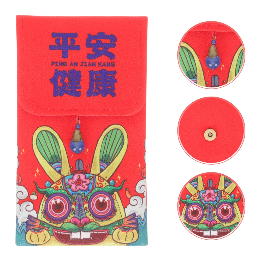 Chinese Style Red Packet 2023 Rabbit Year Money Bag Spring Festive Red Packet New Year Gift