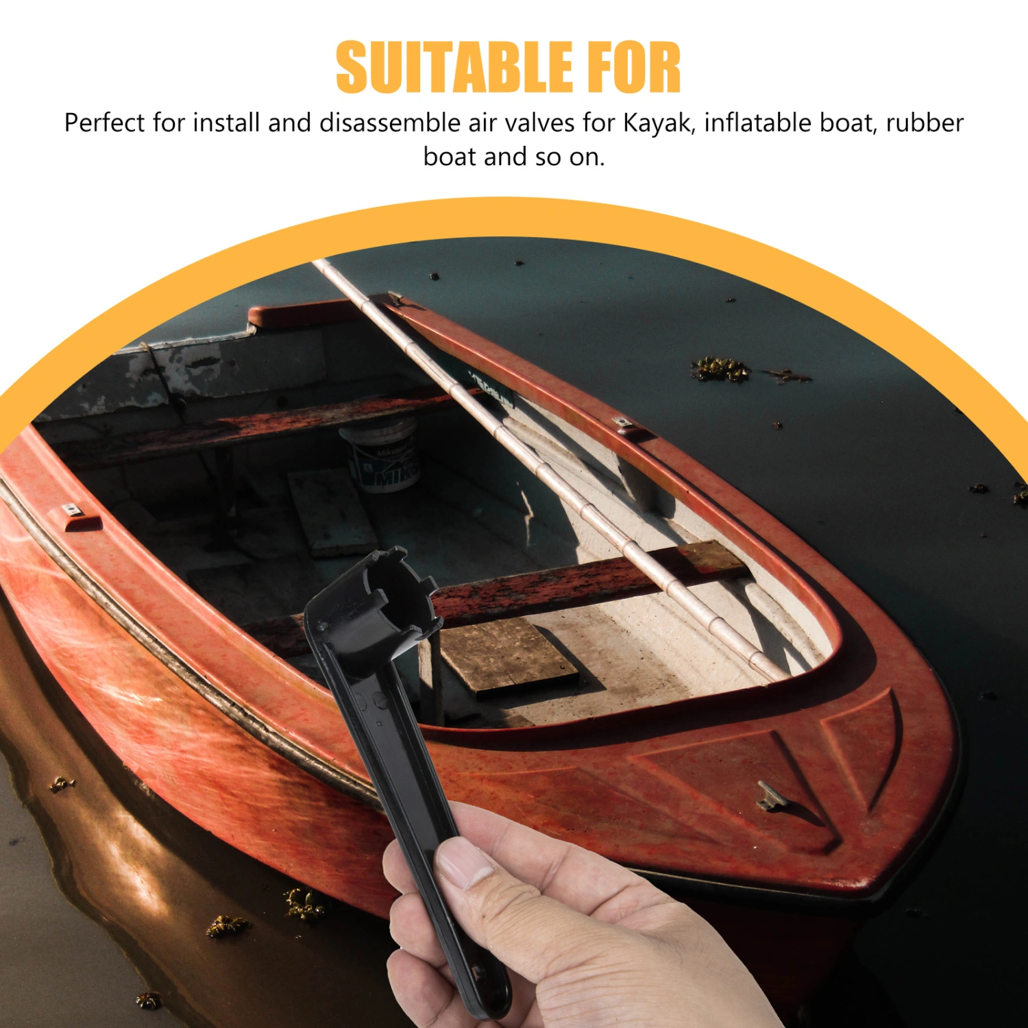 2Pcs Professional Valves Wrenches Wear-resistant Kayak Spanners Convenient Kayak Wrenches