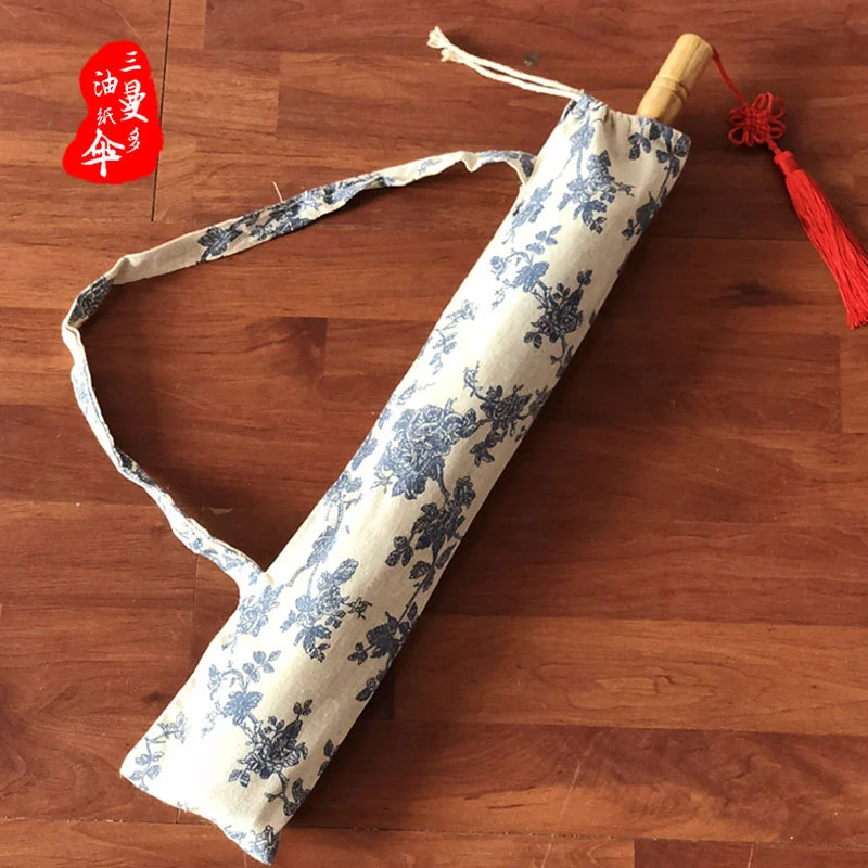 2pcs Oil-paper Umbrella Bag Portable Umbrella Bag Umbrella Carry Bag Umbrella Storage Pounch