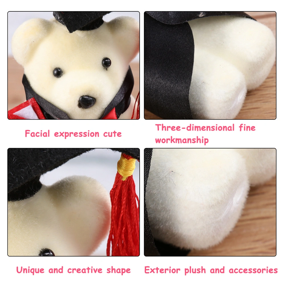 8Pcs Graduation Bear Dolls Graduation Decorations Standing Graduation Bears