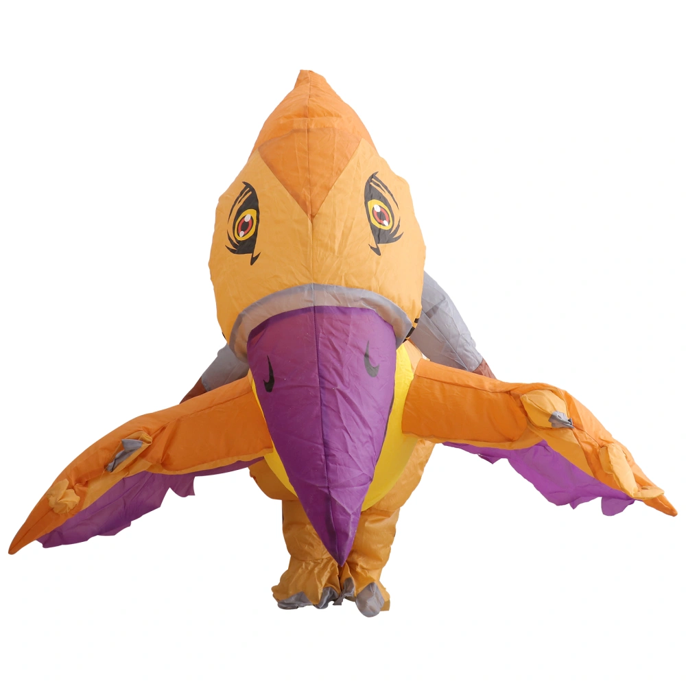 1PC Child Riding Pterosaur Inflatable Costume Kid Dinosaur Clothing (Free Size)