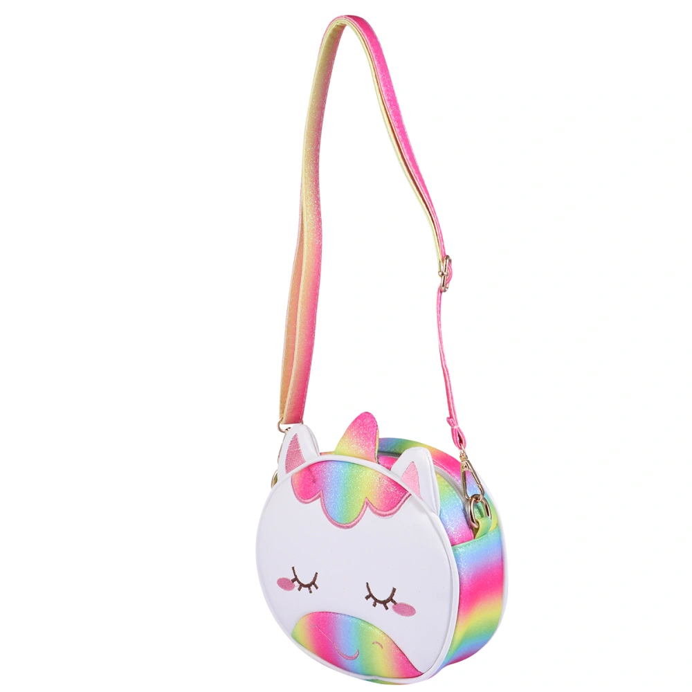 1 Pc Creative PU Adorable Unicorn Kids Cross Body Bag Children Shoulder Bag