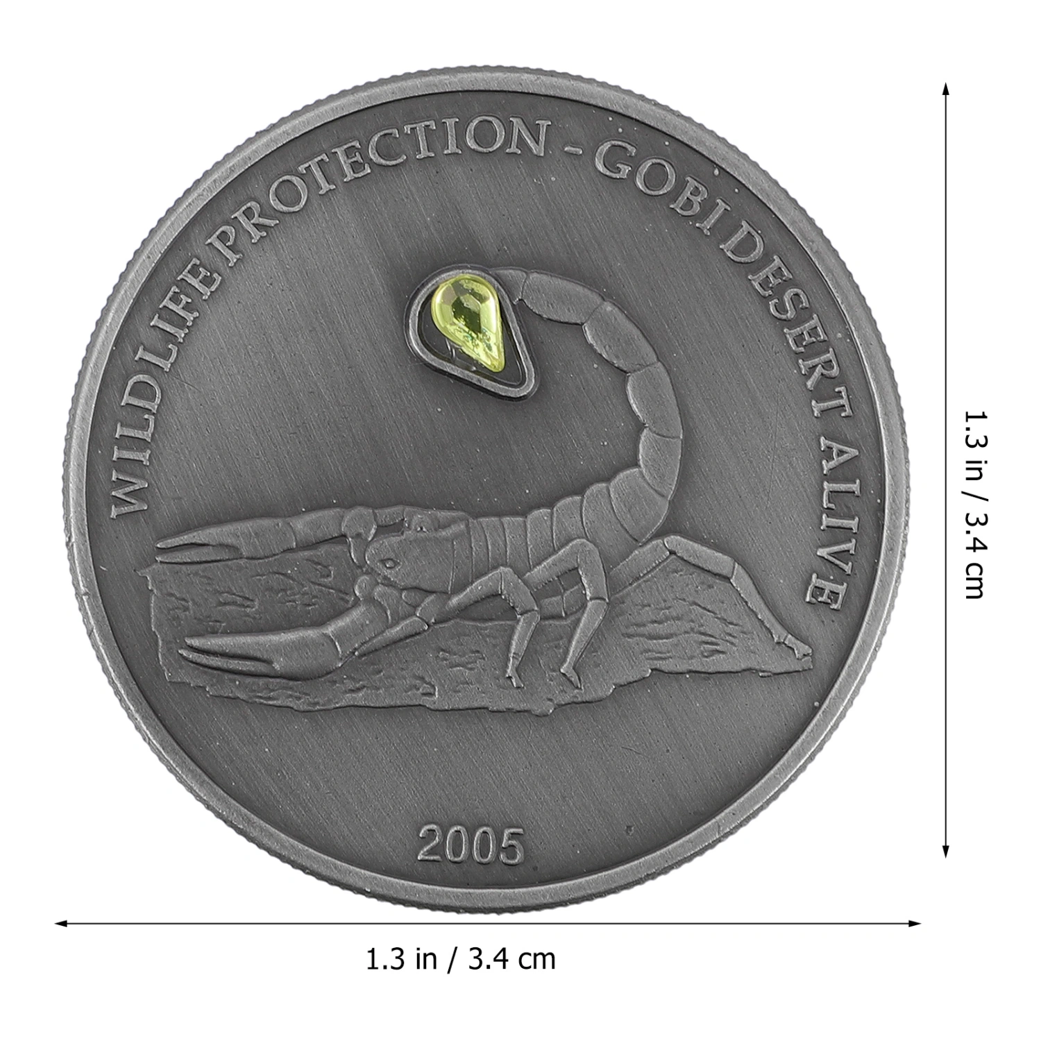Iron Commemorative Coin Collection Animal Pattern Souvenir Home Decoration