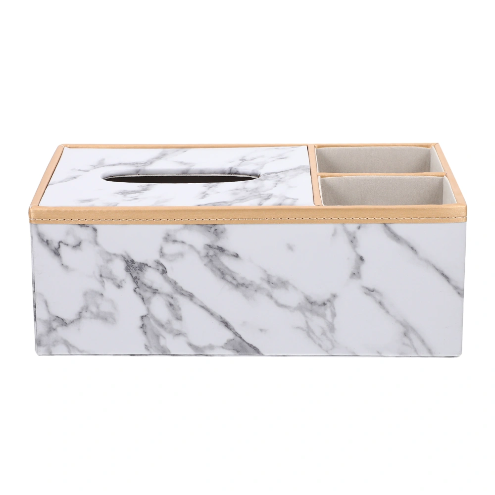 Creative Marble Grain Tissue Box Cover Household Tissue Storage Holder