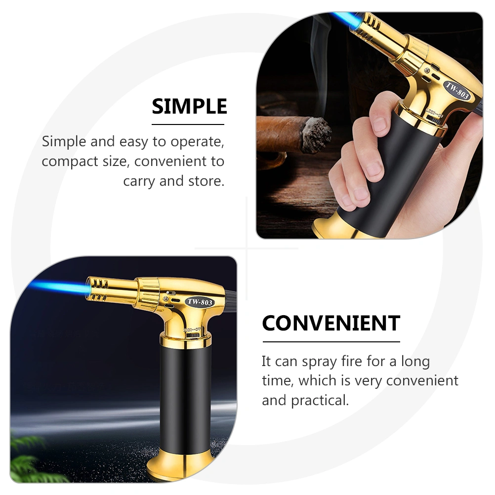 Kitchen Cigar Lighter Kitchen Practical BBQ Flamethrower Baking Lighter