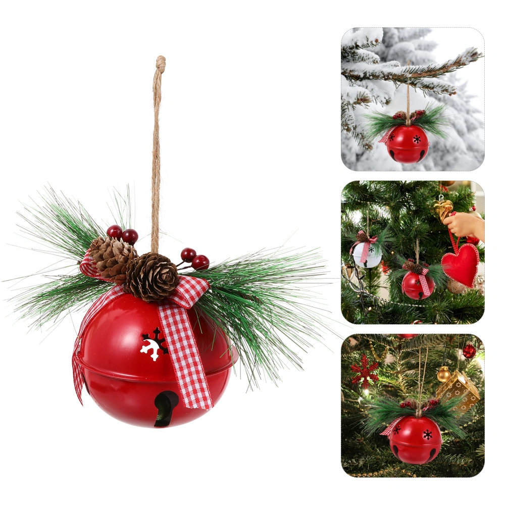 1pc Christmas Bell Decoration Pendant Santa DIY Bell Material Party Ornament