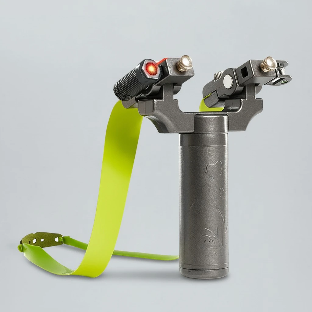 1PC Autocorrection Slingshot 360-degree Intelligent Rotation Slingshot Unique Rotating Slingshot Bow Swinging Arm Aiming Head Slingshot Plastic Steel Slingshot for Sporter Use