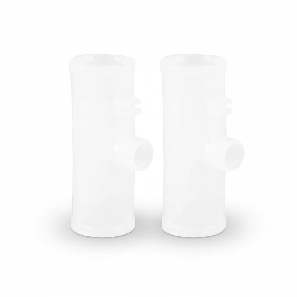20pcs Tee Water Pipes Bird Drinker Pipe T-branch Pipes Farm Waterer Supplies for Chickens Pigeons Quail (7.5cm)