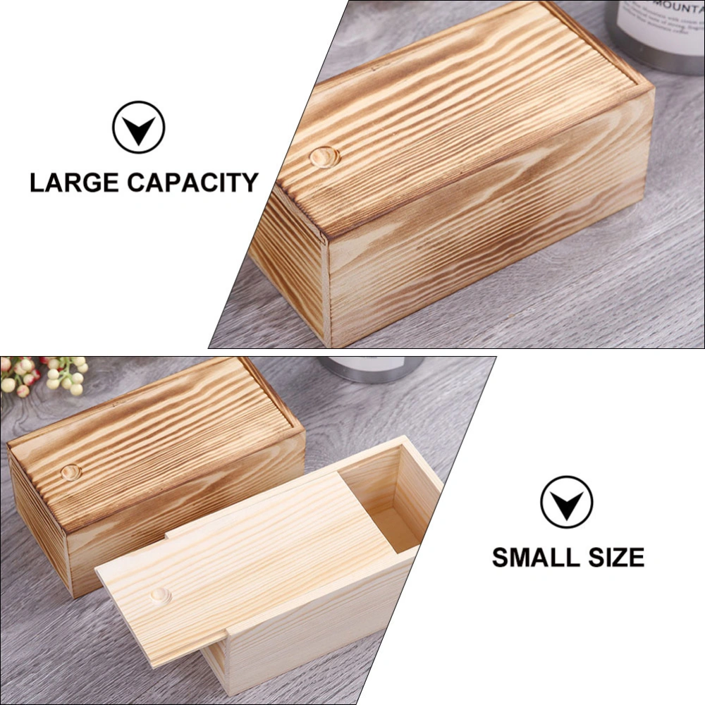 4pcs Jewelry Storage Boxes Souvenir Storage Boxes Wooden Packing Cases