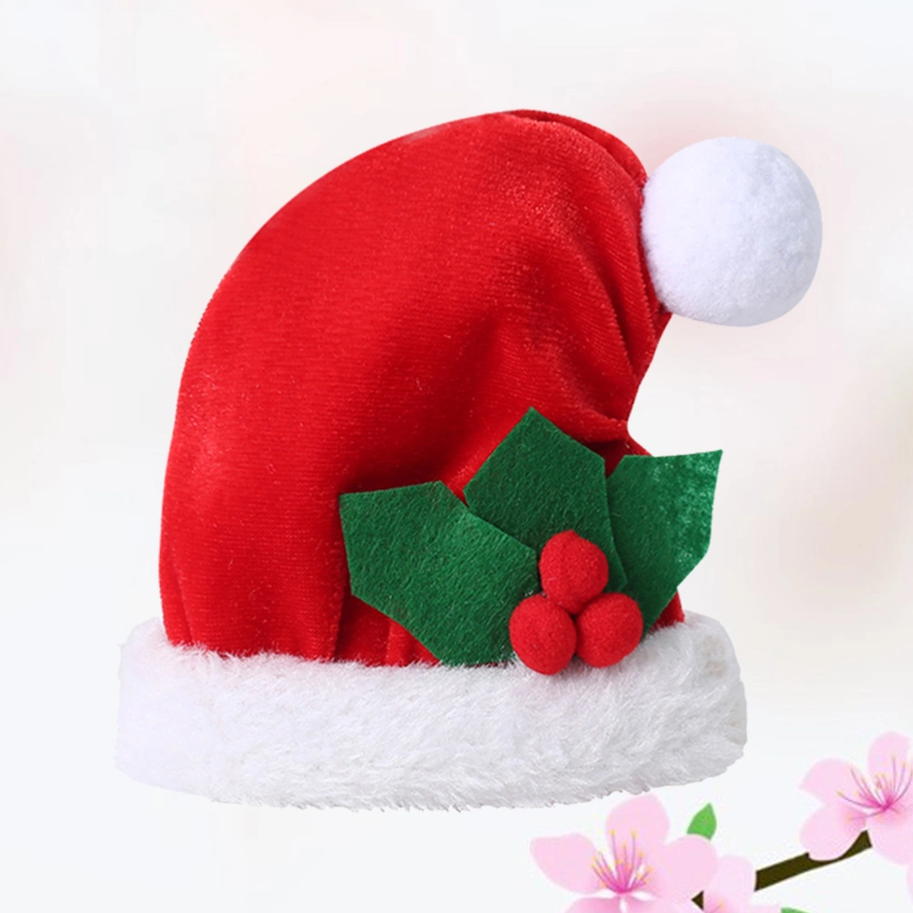 Red Christmas Hat Design Napkin Holder Bags Christmas Creative Tissue Storage Pouch Delicate Storage Bags Christmas Supplies for Home Hotel Restaurant