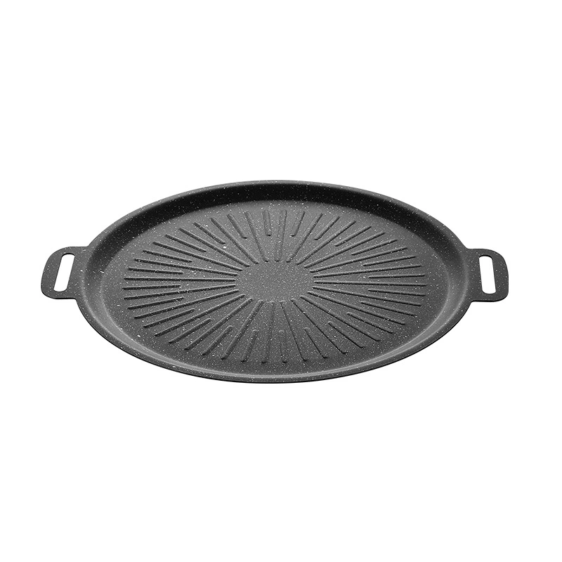 Outdoor Grill Pan Nonstick Barbecue Grill Pan Iron Grill Tray Multi-use Grilling Pan